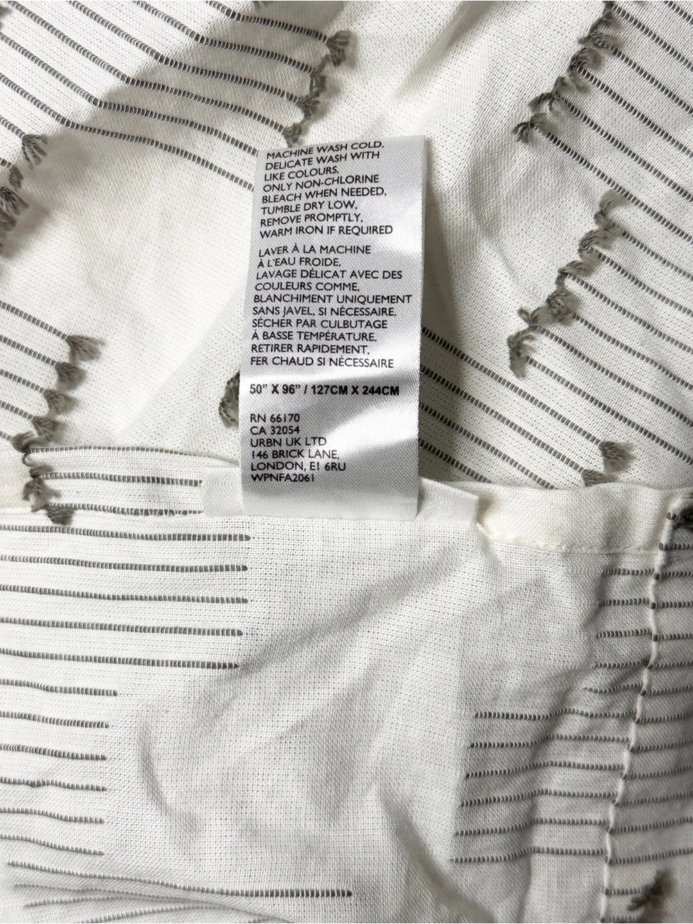 Anthropologie Sandstone Textured Woven Curtain Set of 2 50x84